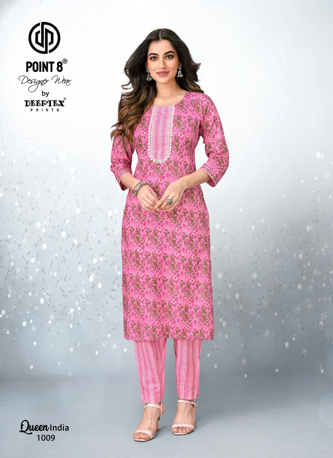 Queen India Vol 10 By Deeptex Cotton Printed Kurti With Bottom Wholesale Online